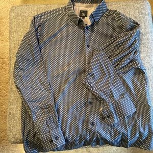 MODANGO MILANO long sleeve dress shirt, grayish hue colour, size L, 100% cotton